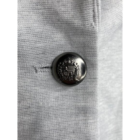 Dalia Collection XS Womens Light Gray Blazer Jacket With Button Closure - Picture 6 of 7